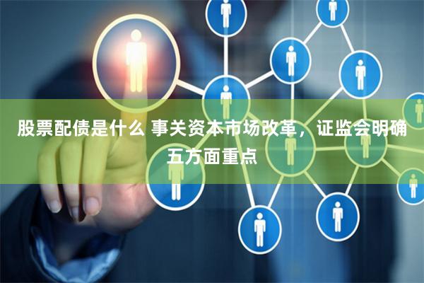 股票配债是什么 事关资本市场改革，证监会明确五方面重点